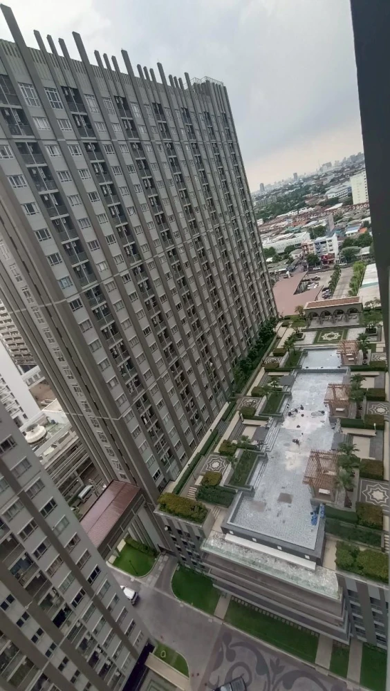 Condo for rent, Manor Sanambinnam, ready to move in, 19th floor, high view, complete in one place, I tell you, don't miss it.