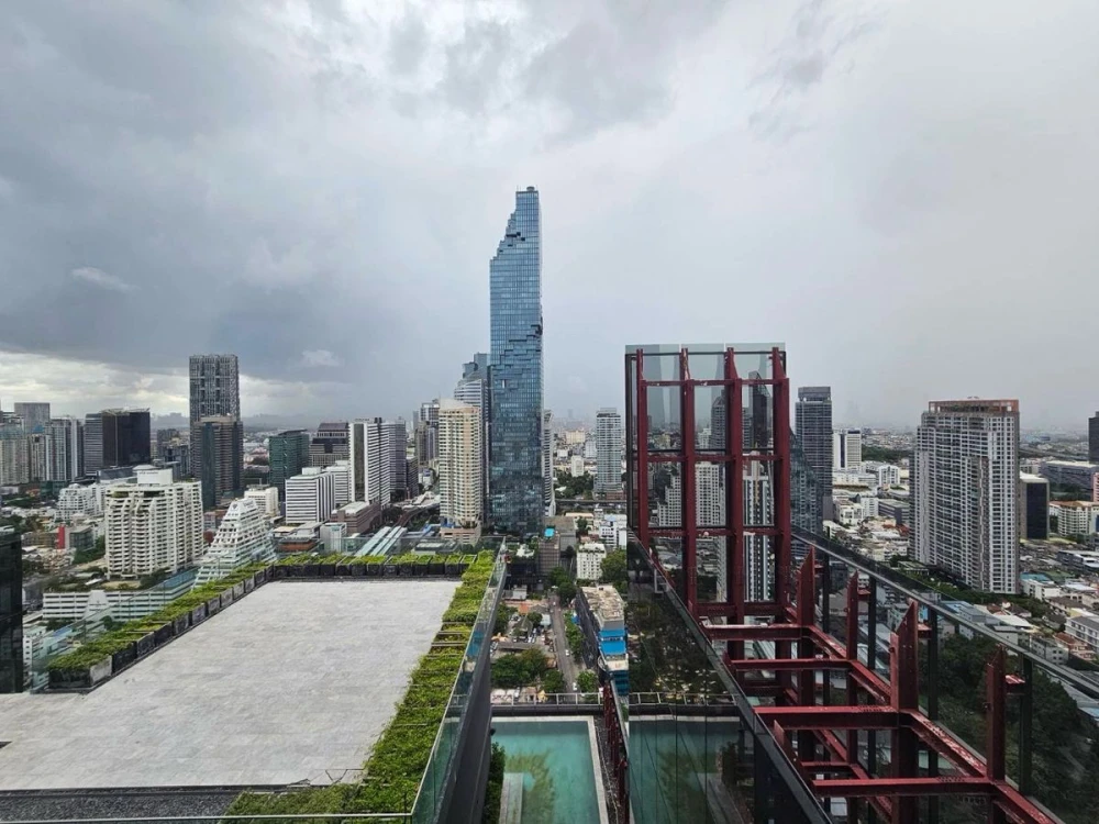 For rent!! Ashton Silom Condo, 37th floor, beautiful room, city view, convenient transportation, great price, reserve now!!
