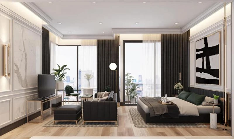 For rent!! Ashton Silom Condo, beautiful room, 44th floor, fully furnished, ready to move in. Don't wait! Reserve now!
