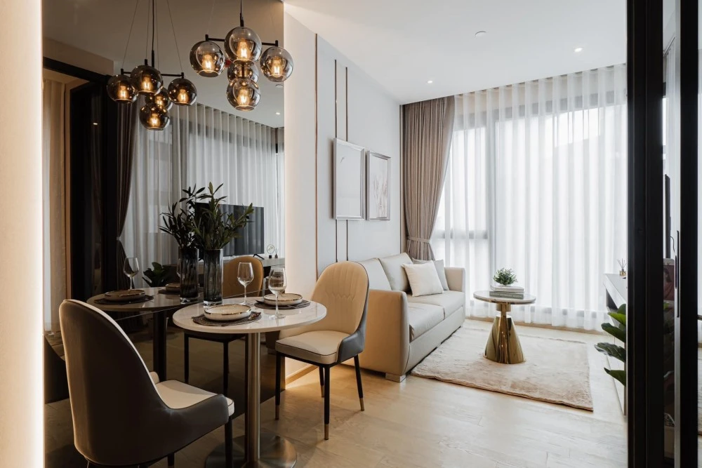 ให้เช่า!! คอนโด แอชตัน อโศก-พระราม 9 ชั้น 27 วิว G tower ห้องตกแต่งสวย พร้อมเข้าอยู่ ราคาดี ห้ามพลาด!!