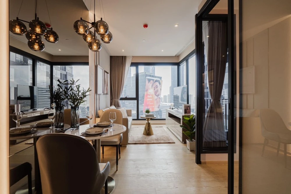 ให้เช่า!! คอนโด แอชตัน อโศก-พระราม 9 ชั้น 27 วิว G tower ห้องตกแต่งสวย พร้อมเข้าอยู่ ราคาดี ห้ามพลาด!!