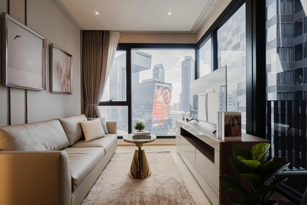 ให้เช่า!! คอนโด แอชตัน อโศก-พระราม 9 ชั้น 27 วิว G tower ห้องตกแต่งสวย พร้อมเข้าอยู่ ราคาดี ห้ามพลาด!!