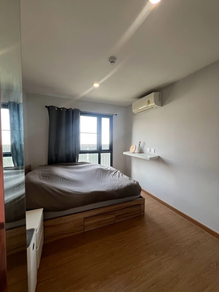 For rent!! Condo Asher Ratchada-Huai Khwang, 3rd floor, fully furnished, good price, ready to move in, hurry up and book now!!