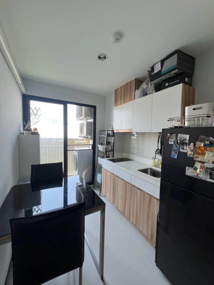 For rent!! Condo Asher Ratchada-Huai Khwang, 3rd floor, fully furnished, good price, ready to move in, hurry up and book now!!