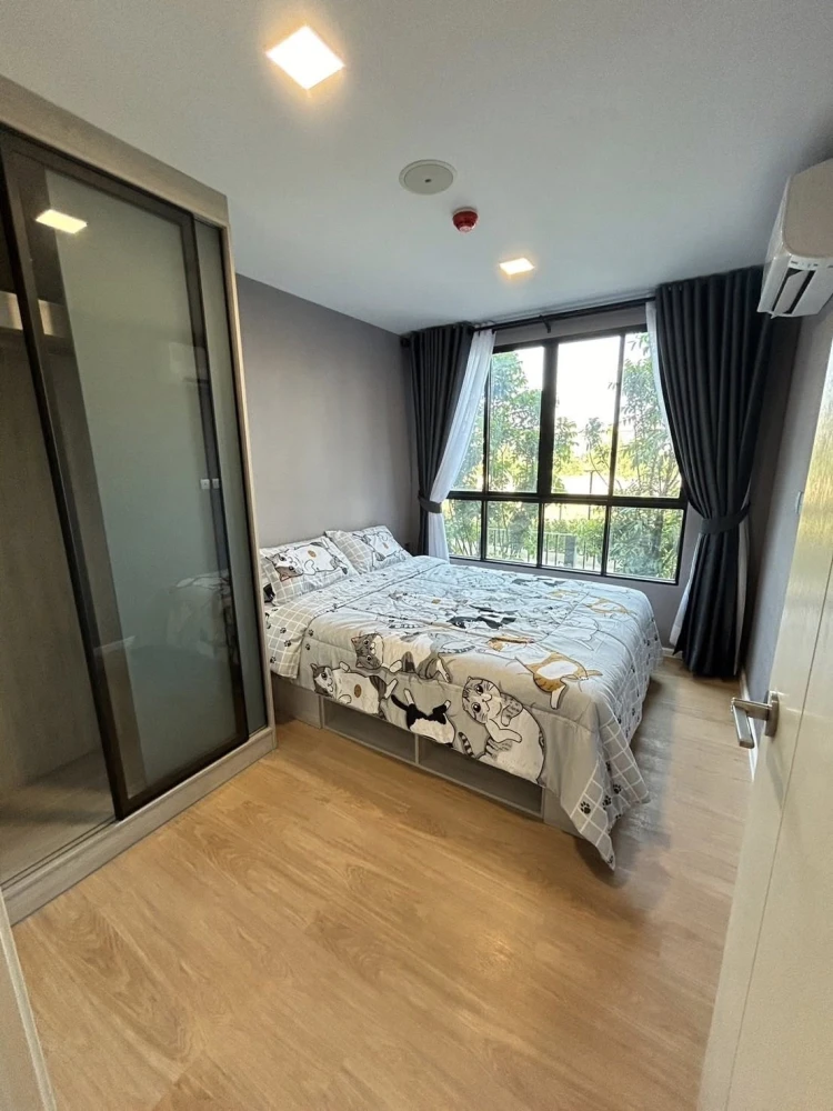 Condo for rent, Atmoz Canal Rangsit, One Bedroom Exclusive room, 2nd floor, outside view, ready to move in, hurry to move in.