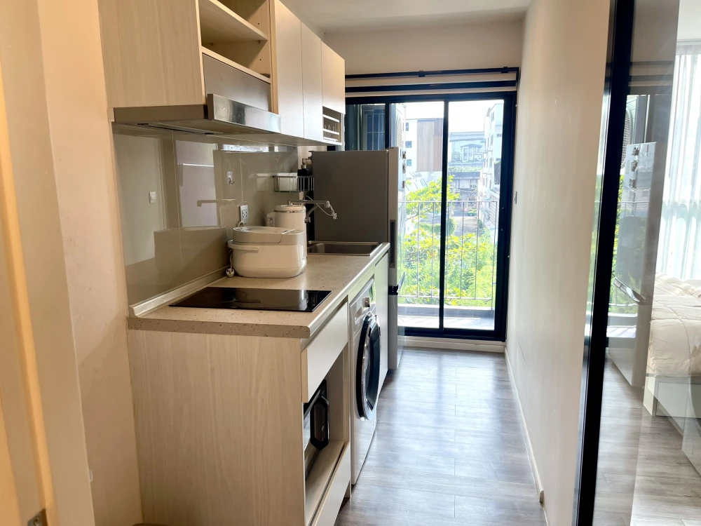 Condo for rent, Atmoz Chaengwattana, clearly separated rooms, comes with amenities, move in now!