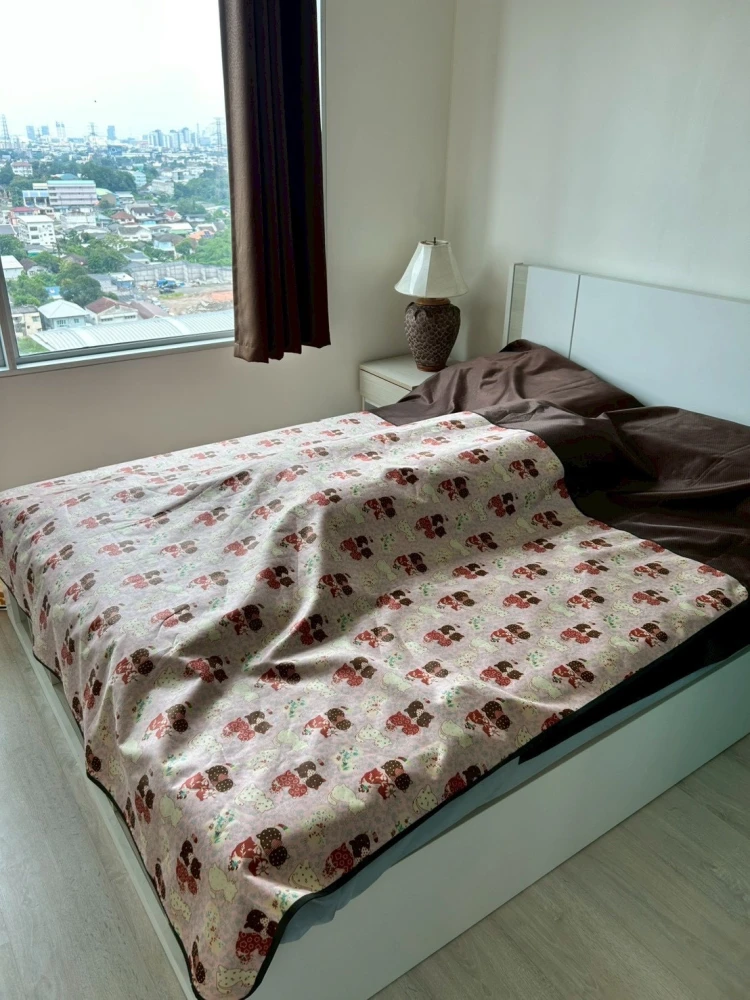 Condo for rent, Aspire Ratchada-Wongsawang, Building B, 15th floor, unobstructed city view. 50 meters walk to the MRT Purple Line! Book now!!