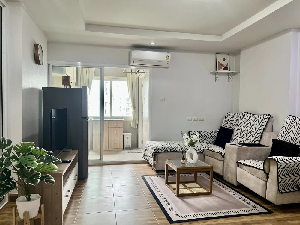 Condo for rent, Happy Condo Ratchada 18, beautiful room, ready to move in.