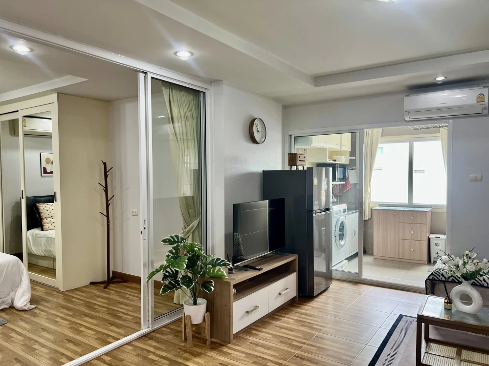 Condo for rent, Happy Condo Ratchada 18, beautiful room, ready to move in.