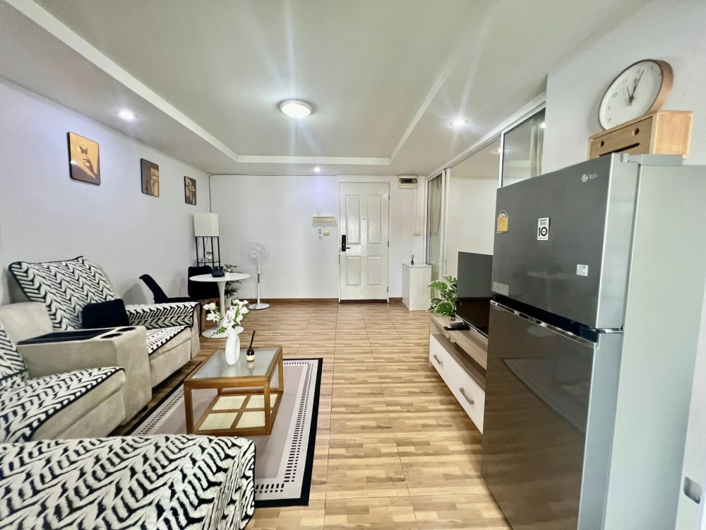 Condo for rent, Happy Condo Ratchada 18, beautiful room, ready to move in.