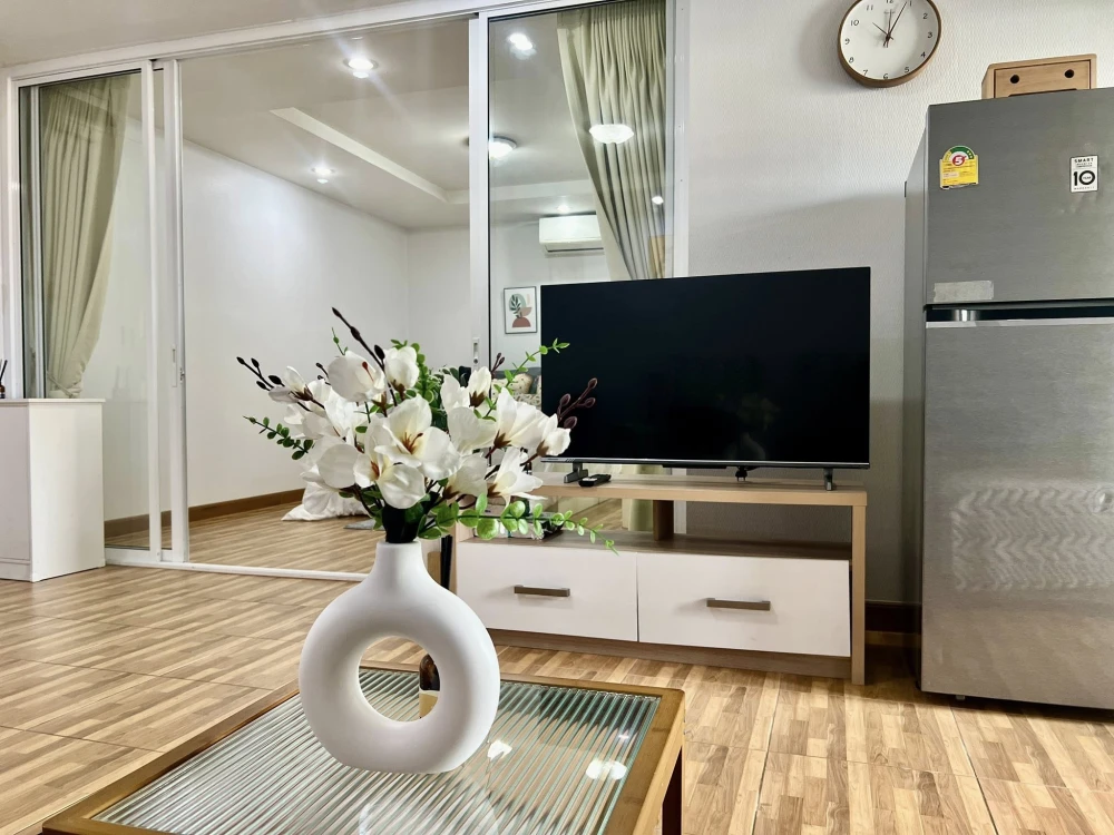 Condo for rent, Happy Condo Ratchada 18, beautiful room, ready to move in.