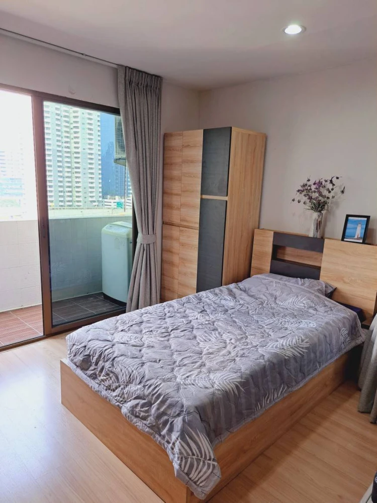Condo for rent, Happy Park Ploenchit, 2 bedrooms, 1 bathroom, fully furnished, ready to move in, convenient to travel, hurry up