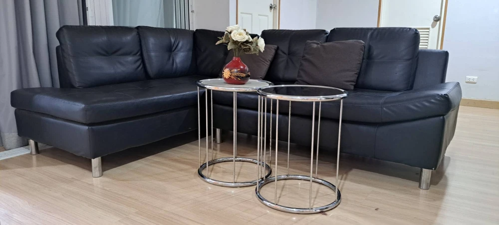 Condo for rent, Happy Park Ploenchit, 2 bedrooms, 1 bathroom, fully furnished, ready to move in, convenient to travel, hurry up