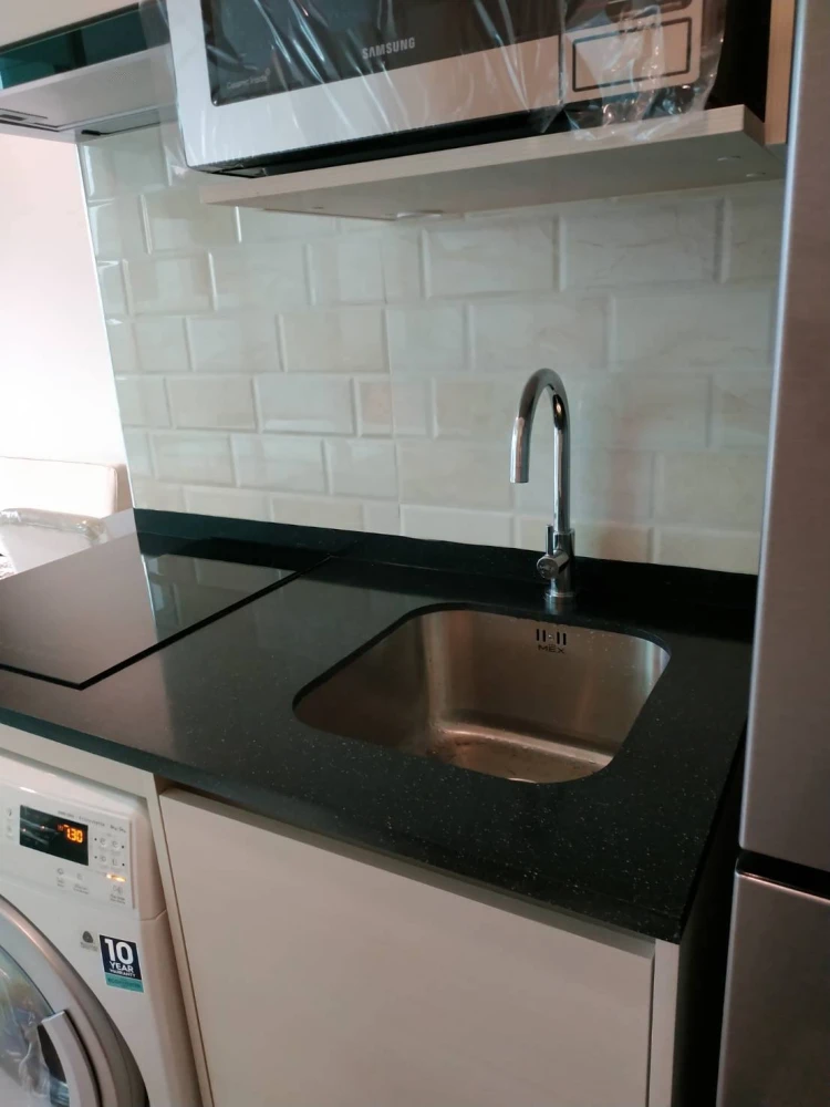 Condo for rent, Noble Revolve Ratchada 2, 26th floor, furnished, ready to move in, convenient to travel, friendly price, don't miss it!!