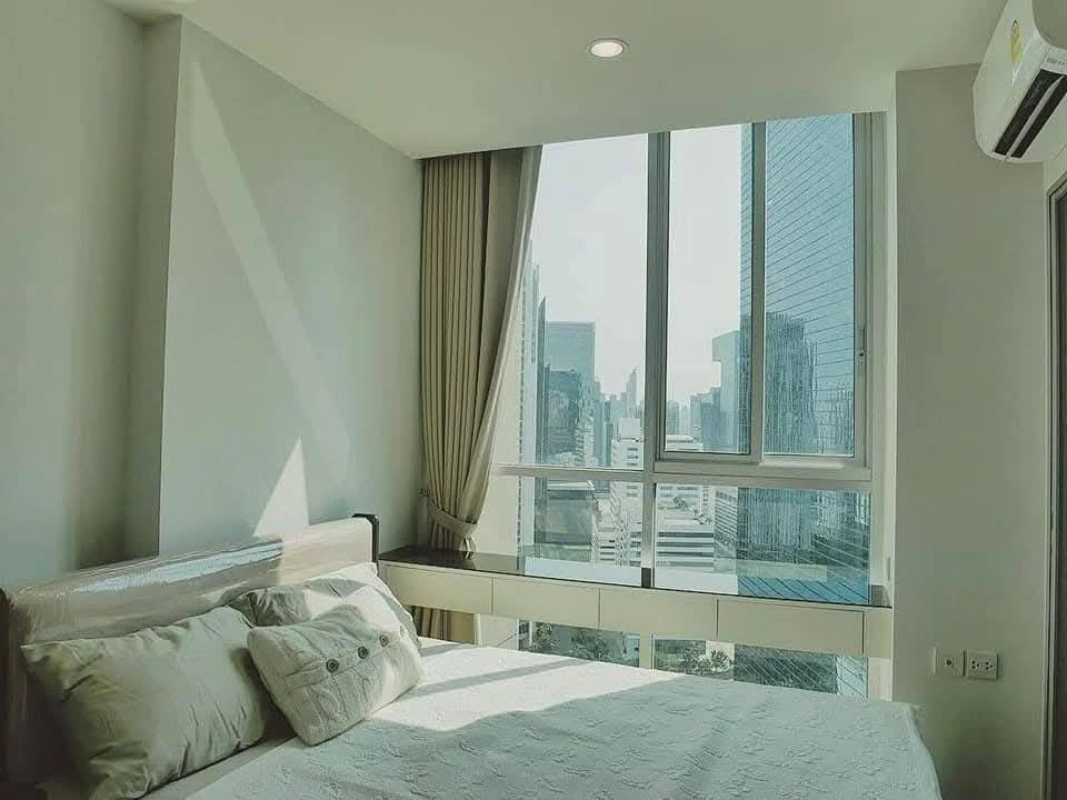 For rent!! Condo Noble Revolve Ratchada 2, room number 42/444, fully furnished, ready to move in, don't miss this price!!