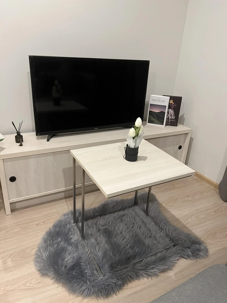 Condo for rent, Noble Revolve Ratchada, high floor, high view, fully furnished. Complete electrical appliances. Don't wait.