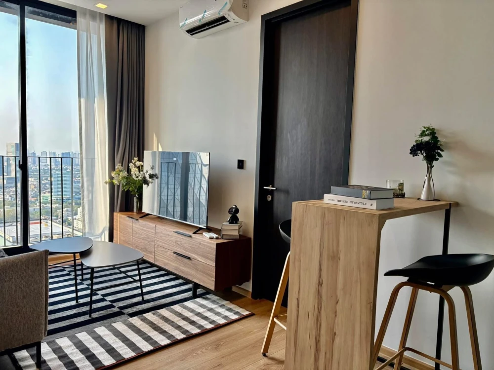 Condo for rent, Noble Around Ari, corner room, private, complete in one place, can drag your suitcase in and move in