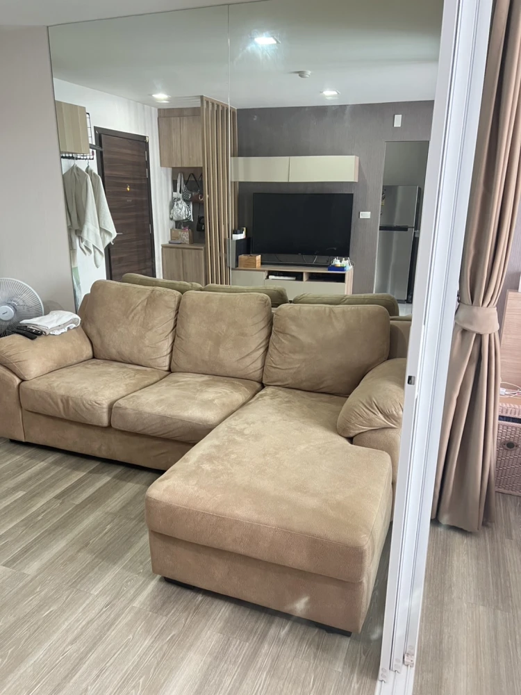 For rent!! Condo Monique Sukhumvit 64, 4th floor, Building A, garden view, fully furnished, ready to move in immediately, don't miss it!!