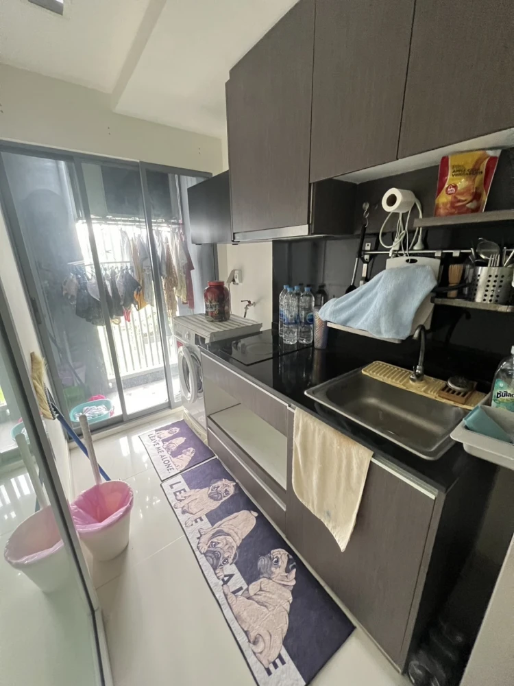 For rent!! Condo Monique Sukhumvit 64, 4th floor, Building A, garden view, fully furnished, ready to move in immediately, don't miss it!!
