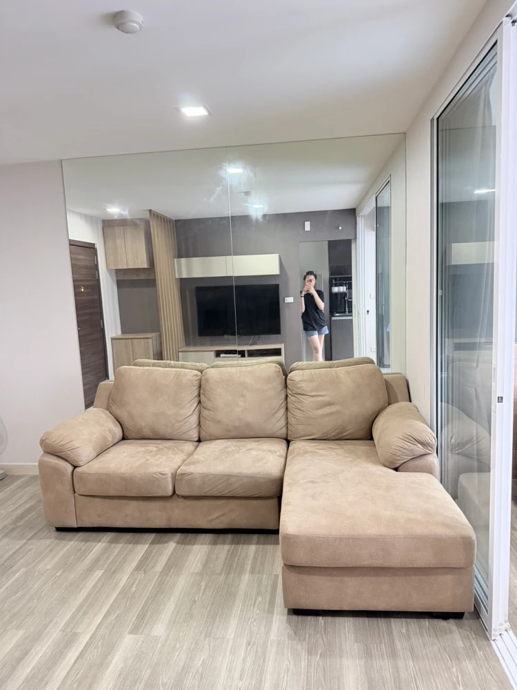 For rent!! Condo Monique Sukhumvit 64, 4th floor, Building A, garden view, fully furnished, ready to move in immediately, don't miss it!!
