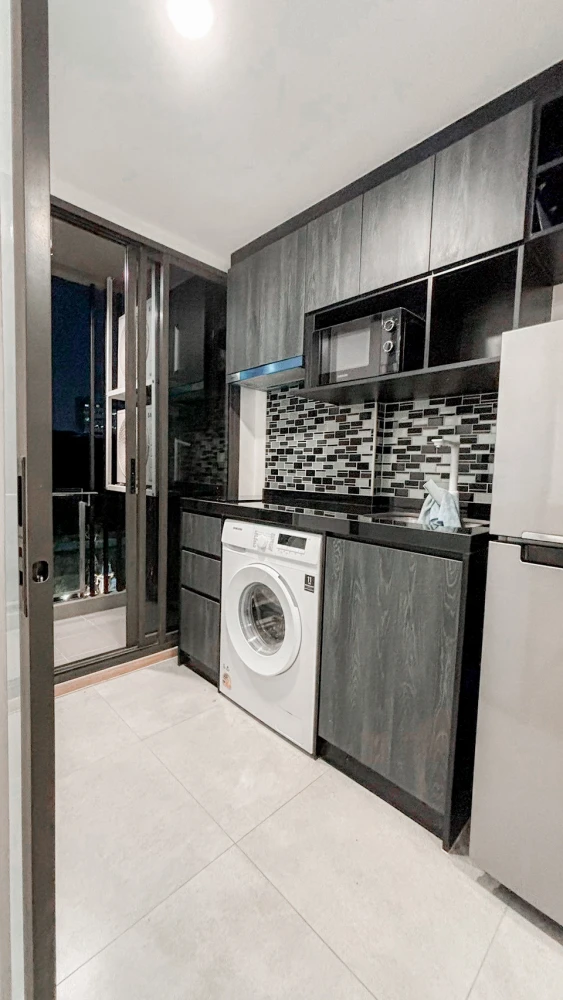 Condo for rent, Cybic Rama 9 - Ramkhamhaeng 24, well-separated rooms, reasonable price, complete here, must hurry to reserve.