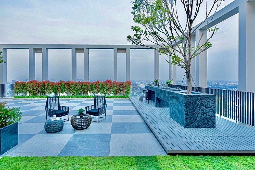 For rent!! Condo Siamese Sukhumvit 87, room number 610, 6th floor, fully furnished, ready to move in, book now!!