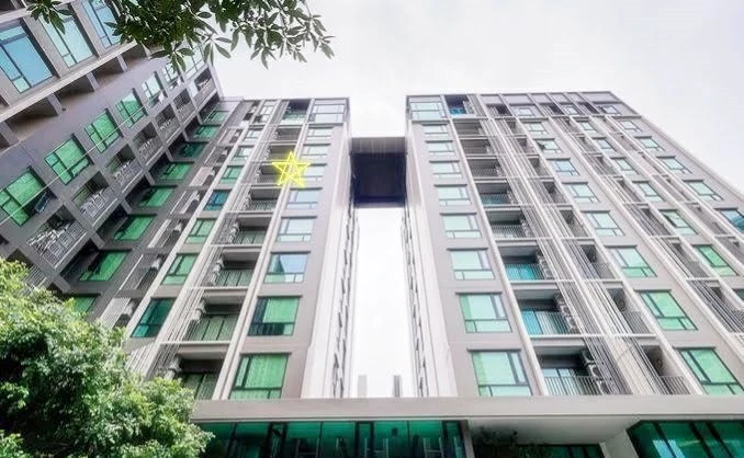 For rent!! Condo Knightsbridge Phahon Yothin-Interchange, 11th floor, Building A, corner room, move in immediately, don't miss it!!