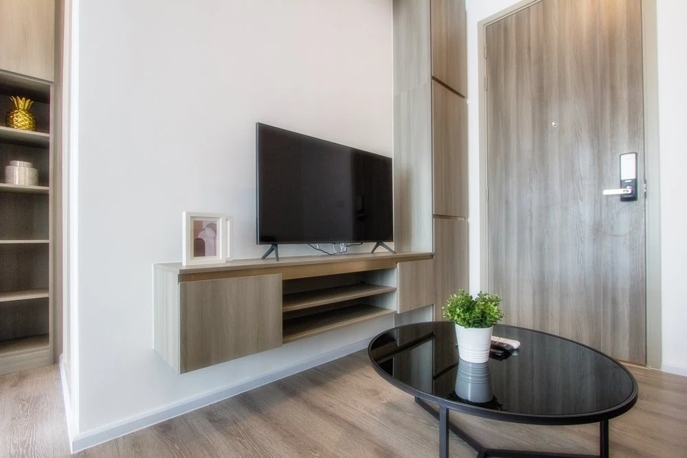 For rent!! Condo Knightsbridge Sukhumvit Theparak, ready to move in, complete furniture + electrical appliances, don't hesitate to book now!!