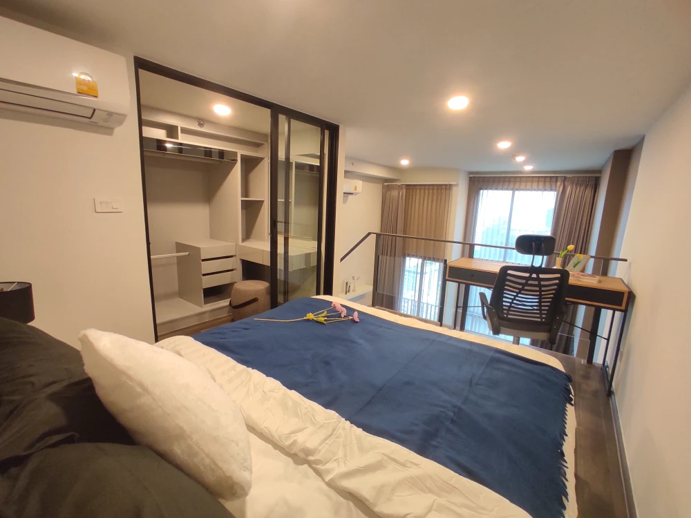 Condo for rent, Knightsbridge Space Rama 9, fully furnished and ready to move in. Complete amenities. Book now!