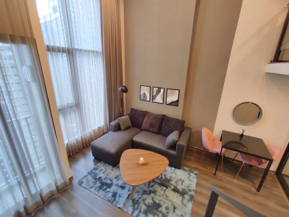 Condo for rent, Knightsbridge Space Rama 9, fully furnished and ready to move in. Complete amenities. Book now!