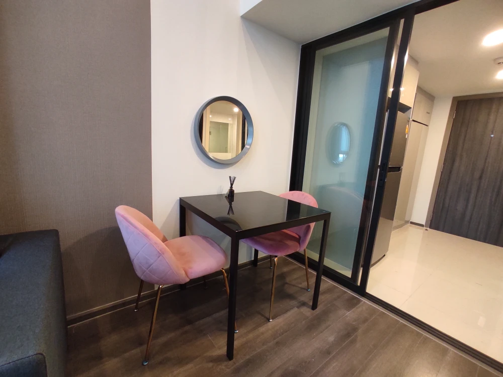Condo for rent, Knightsbridge Space Rama 9, fully furnished and ready to move in. Complete amenities. Book now!
