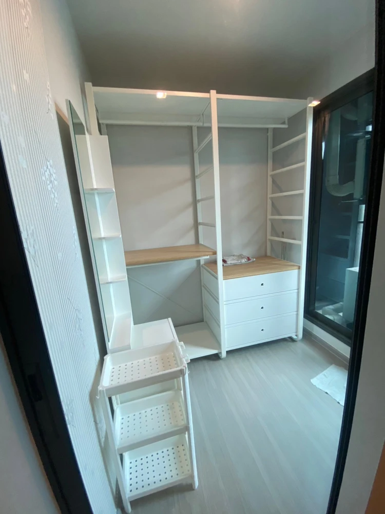 Condo for rent, Life Ladprao, 2 bedrooms, 1 bathroom, very spacious room, 19th floor, high view, I tell you, you must not miss it.