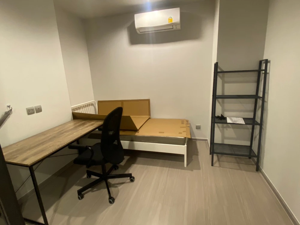 Condo for rent, Life Ladprao, 2 bedrooms, 1 bathroom, very spacious room, 19th floor, high view, I tell you, you must not miss it.