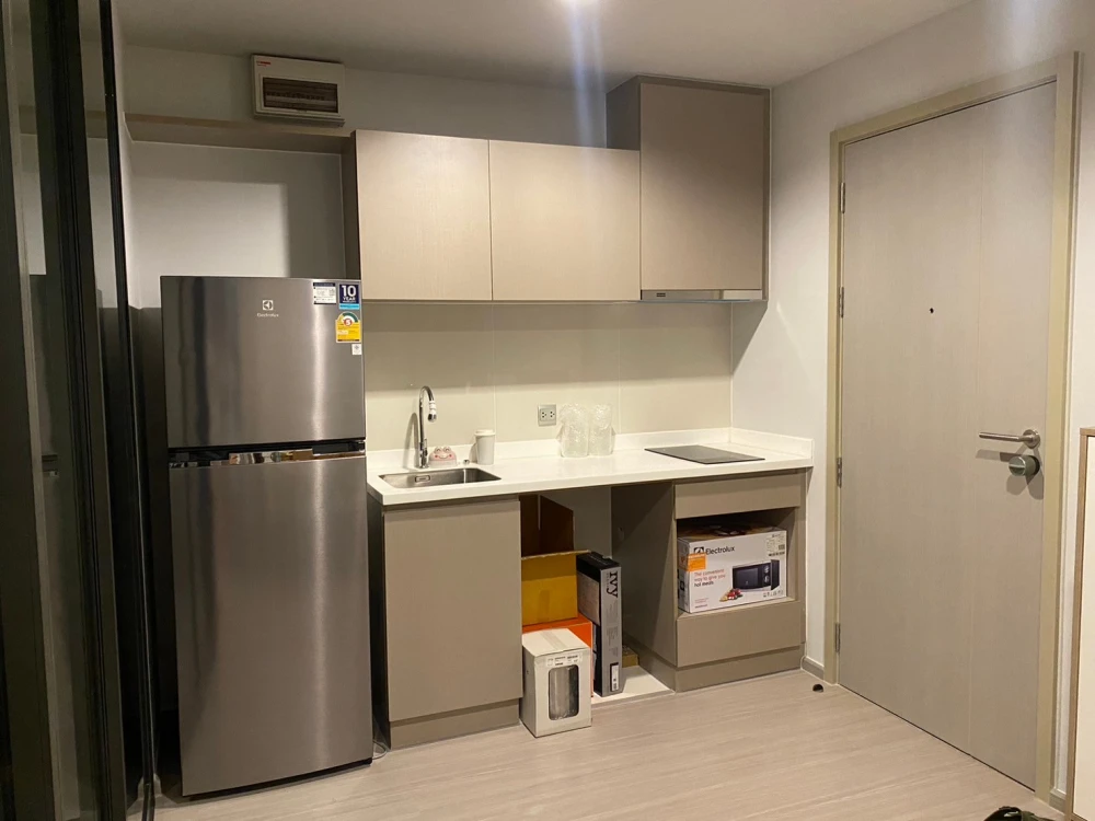 Condo for rent, Life Ladprao, 2 bedrooms, 1 bathroom, very spacious room, 19th floor, high view, I tell you, you must not miss it.