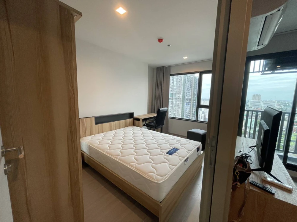 For rent!! Condo Life Ladprao, 24th floor, Building B, beautiful room, complete here, I must say that you must not miss it!!