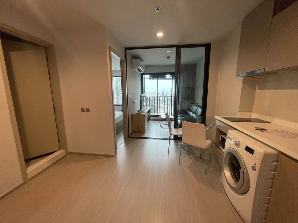 For rent!! Condo Life Ladprao, 24th floor, Building B, beautiful room, complete here, I must say that you must not miss it!!
