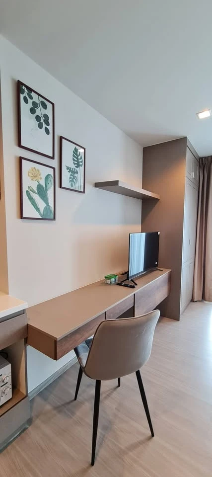 Condo for rent Life Asoke-Rama 9, high floor, beautiful view, no block, new room, walk near the train, hurry to reserve
