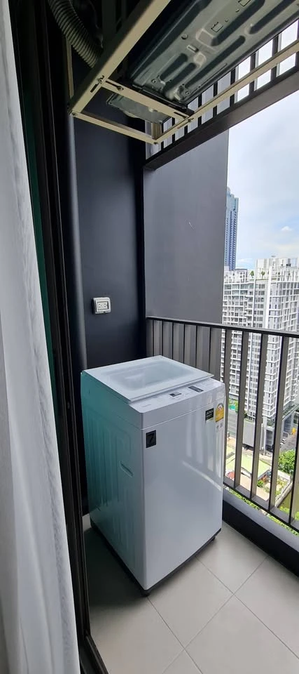Condo for rent Life Asoke-Rama 9, high floor, beautiful view, no block, new room, walk near the train, hurry to reserve