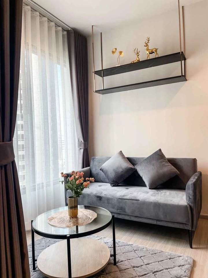 Condo for rent, Life Asoke-Rama 9, studio room, 16th floor, high view, not expensive, hurry and book now, don't miss out.