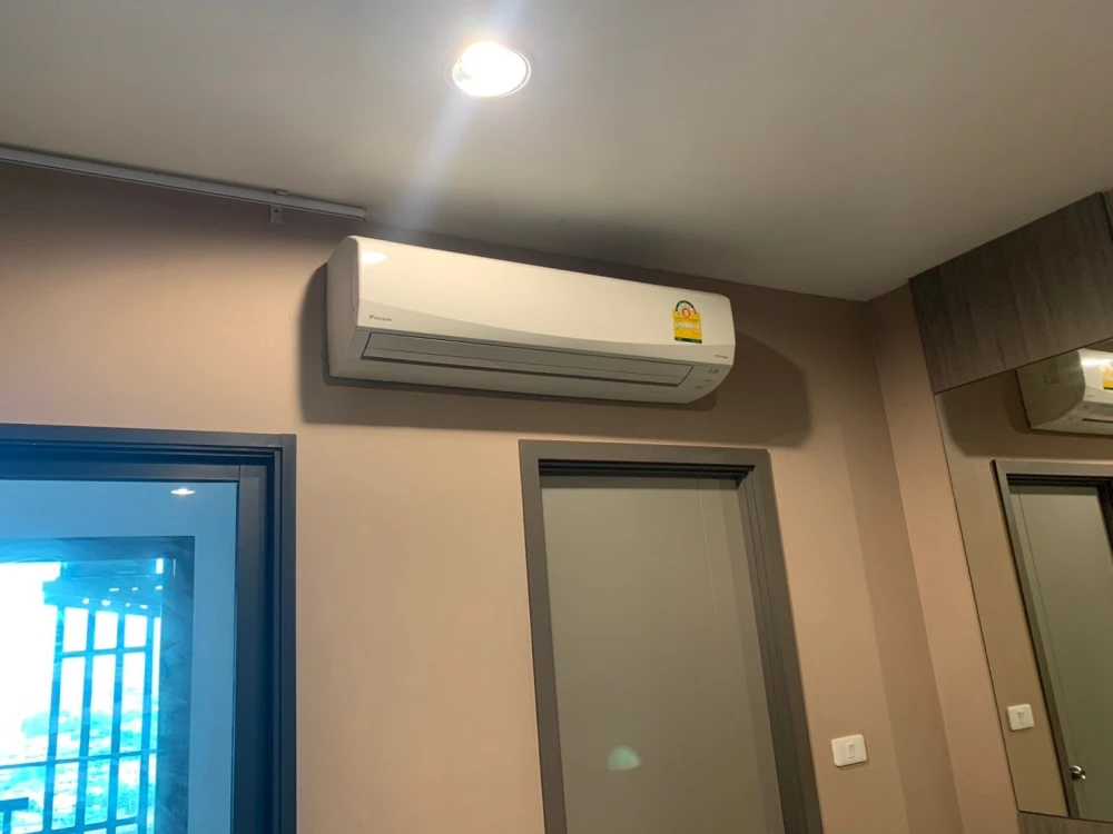 For rent!! Condo Ideo Tha Phra Interchange, 17th floor, nice room, high floor, open city view, shady atmosphere, don't miss this room!!