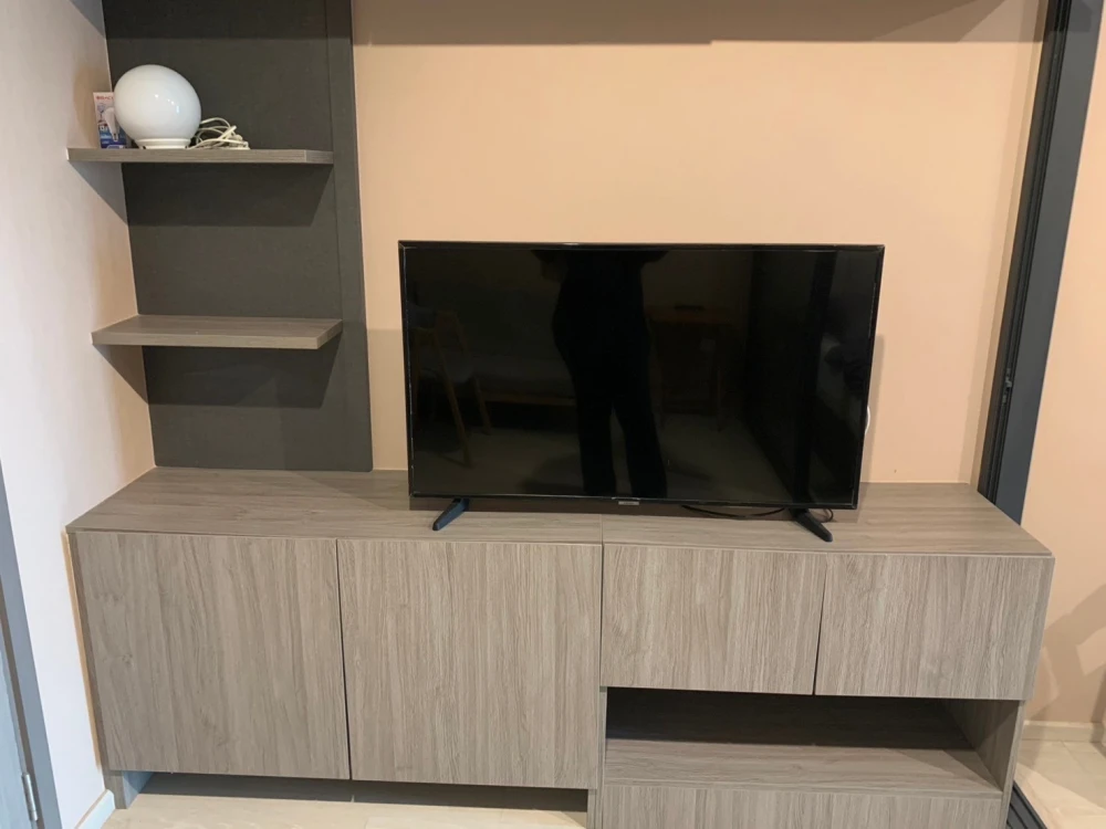 For rent!! Condo Ideo Tha Phra Interchange, 17th floor, nice room, high floor, open city view, shady atmosphere, don't miss this room!!