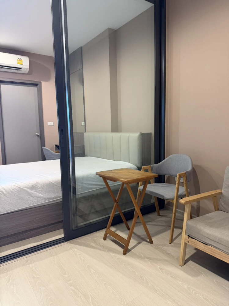 For rent!! Condo Ideo Tha Phra Interchange, 17th floor, nice room, high floor, open city view, shady atmosphere, don't miss this room!!
