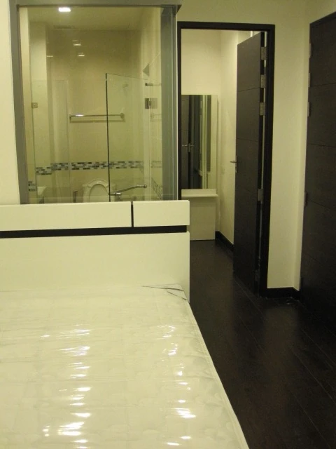Condo for rent, Ideo Q Phayathai, spacious, clean, furniture, equipment, complete electrical appliances