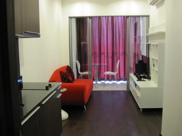 Condo for rent, Ideo Q Phayathai, spacious, clean, furniture, equipment, complete electrical appliances