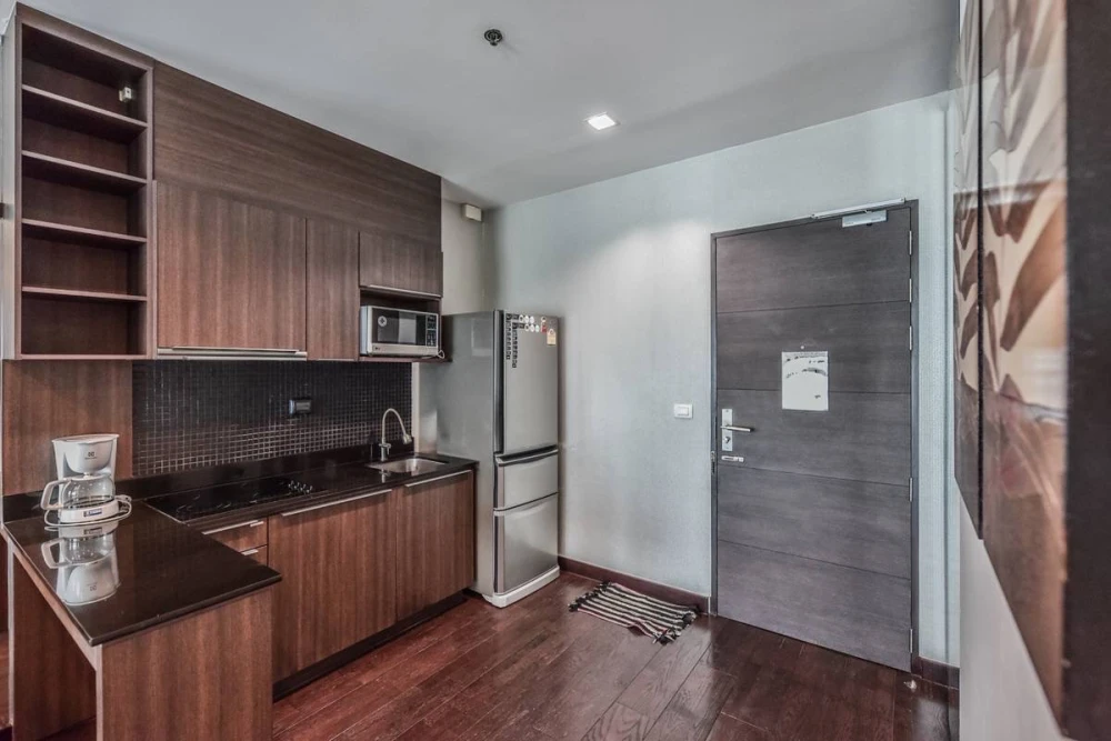 Condo for rent, Ideo Q Phayathai, spacious room, high floor, good size You can't miss it!!