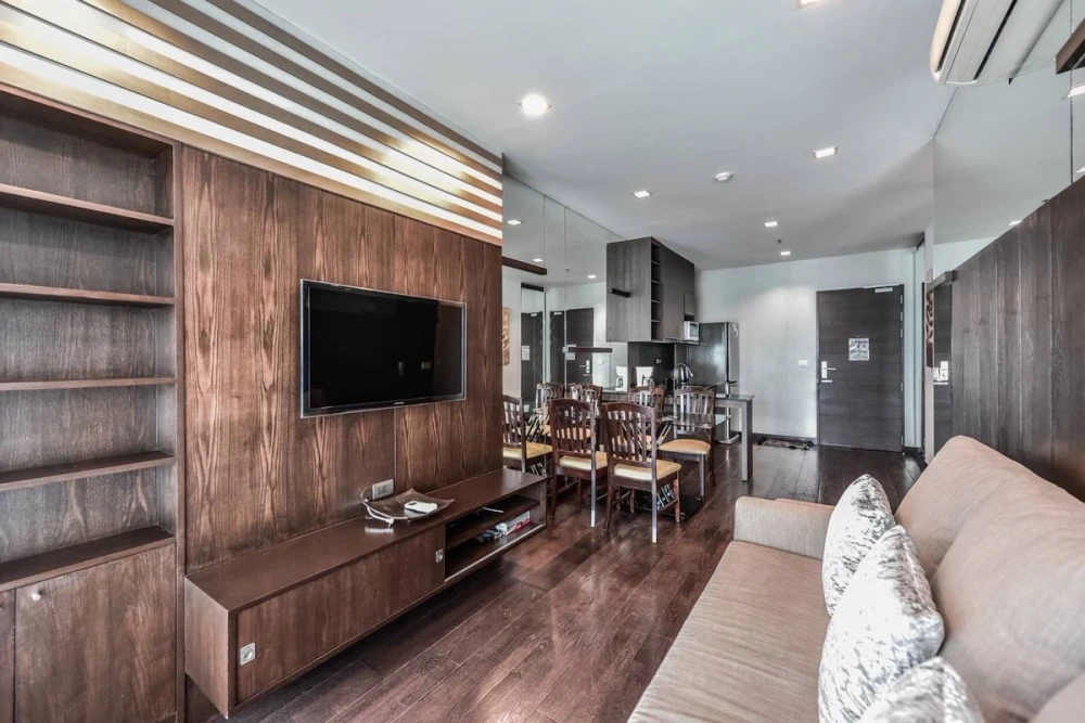 Condo for rent, Ideo Q Phayathai, spacious room, high floor, good size You can't miss it!!