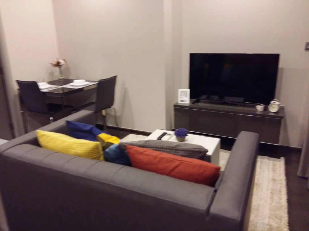 For rent!! Condo Ideo Q Siam-Ratchathewi, 15th floor, beautiful room, Baiyoke view, ready to move in, full facilities, hurry up and book!!