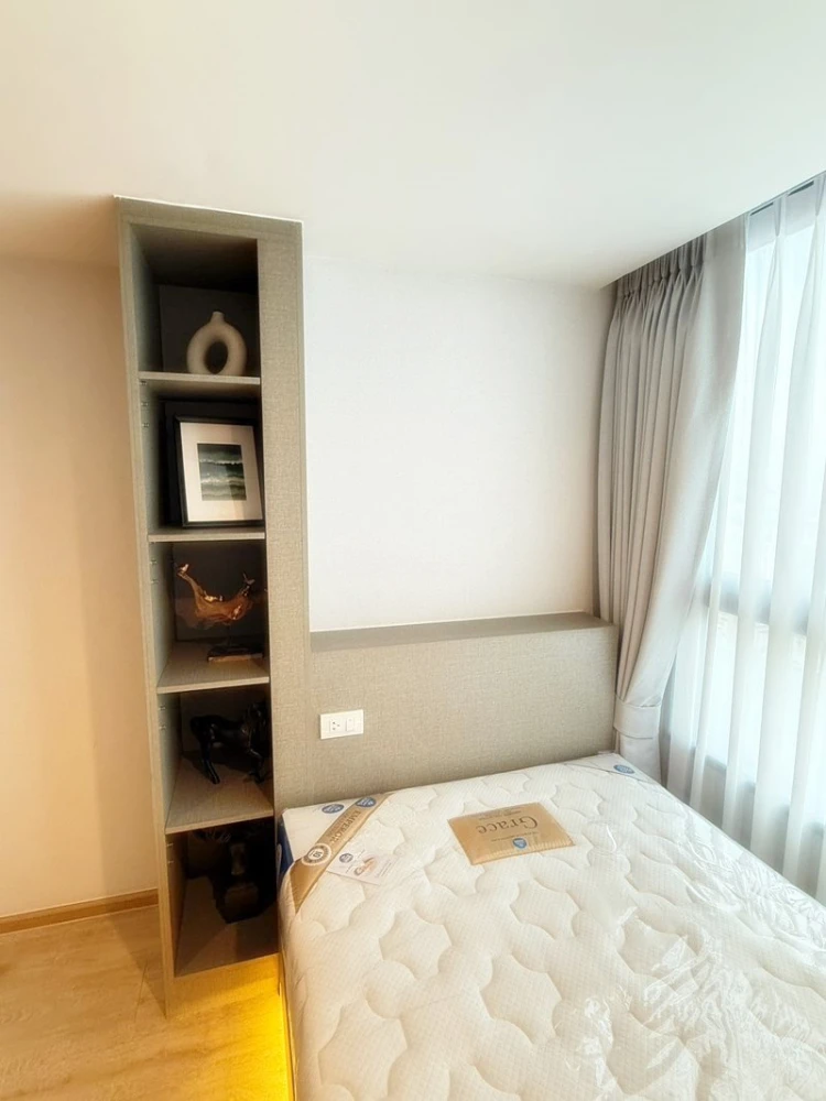 For rent!! Condo Ideo Rama 9 - Asoke, 34th floor, beautiful view, new room, fully furnished, ready to move in, don't miss it!!