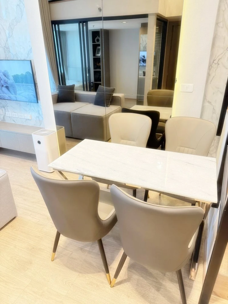 For rent!! Condo Ideo Rama 9 - Asoke, 34th floor, beautiful view, new room, fully furnished, ready to move in, don't miss it!!