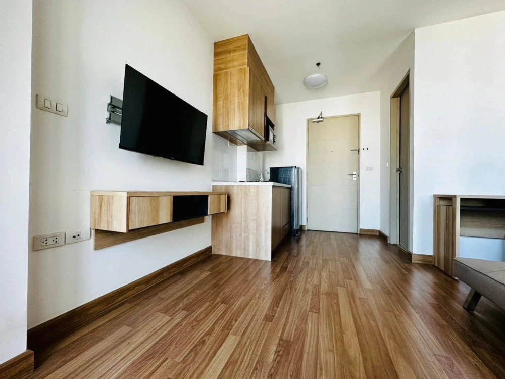 For rent!! Condo Ideo Mix Sukhumvit 103, 15th floor, Building B, beautiful room, good price, fully furnished, ready to move in, don't miss it!!